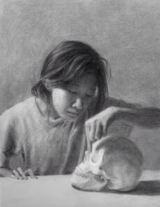 Charcoal Self Portrait